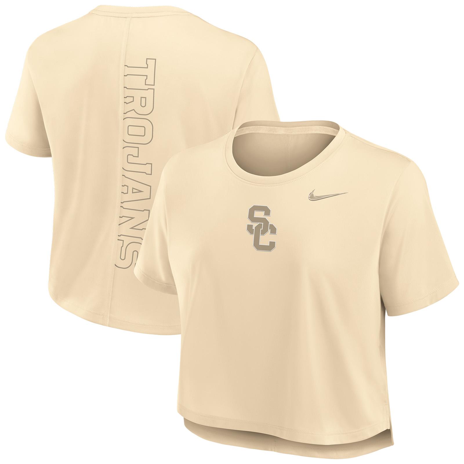 USC Trojans Women's Nike Cream SC Interlock Dri-FIT